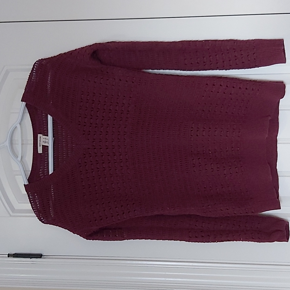 NEW!! DKNY Burgundy Sweater in SMALL